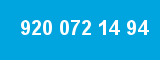920 072 14 94 920 072 14 94
